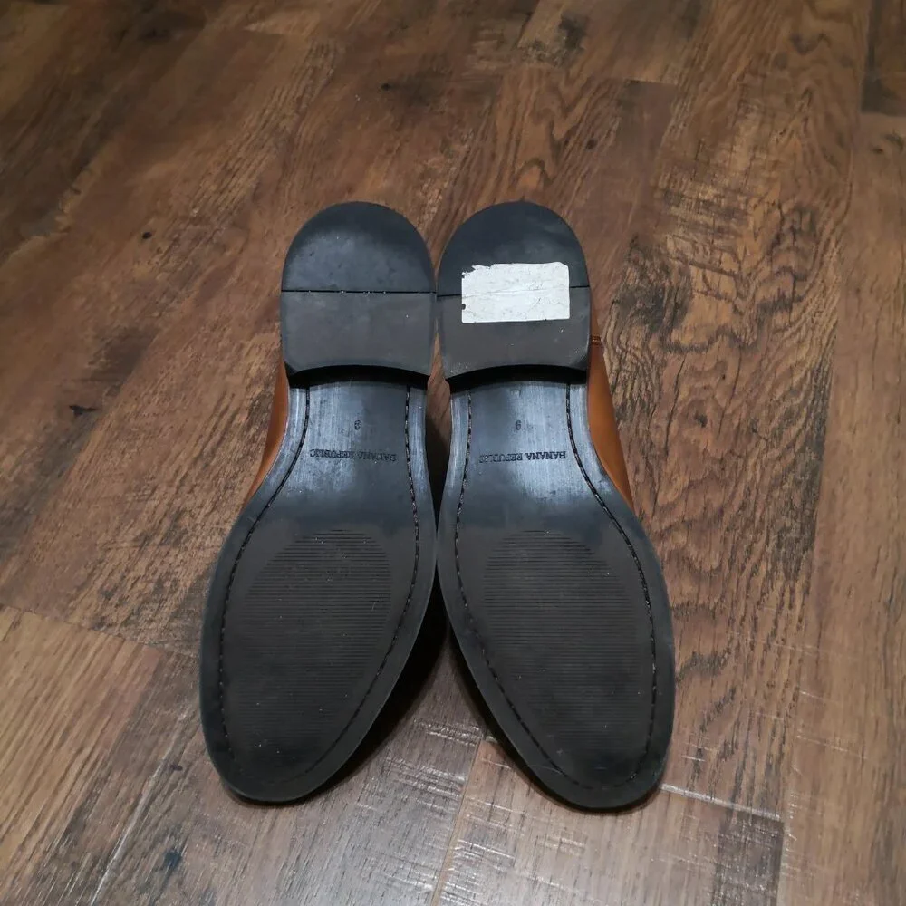 Banana Republic‎ Men’s Tan Chelsea Leather Ankle Boots  Size 9